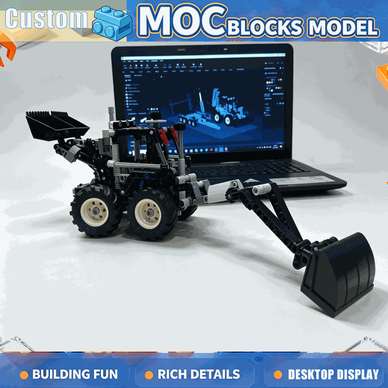 628PCS MOC Farm Tractor with T - Agriculture Farming Education recension och pris